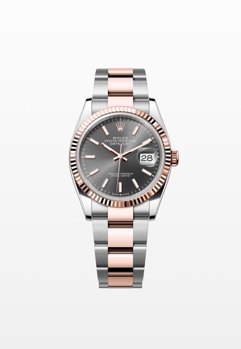 Rolex datejust steel rose - rolex,