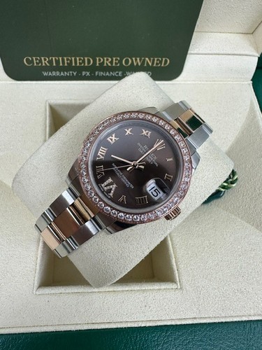 Rolex chocolate 31mm rose - chocolate,
