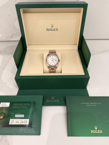 Rolex datejust steel rose - rolex,