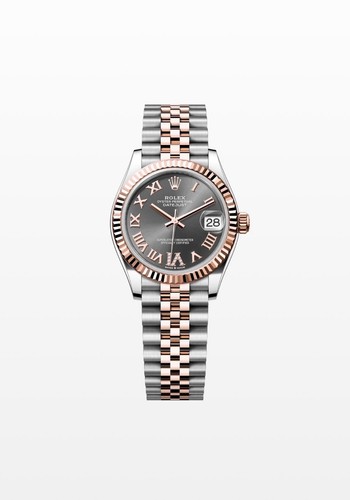 Ladies steel rose gold rolex - ladies,