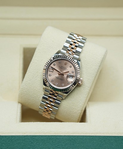 Rolex ladies steel - &, rose
