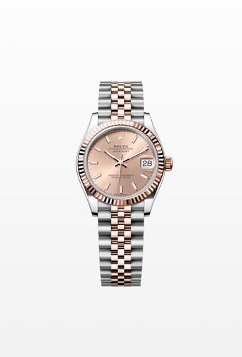 Ladies steel rose gold - steel,
