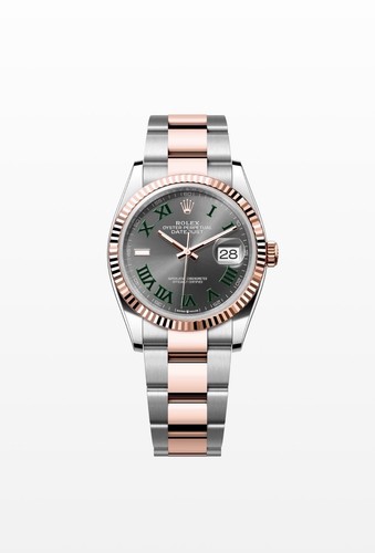 Rolex datejust steel rose - rolex,