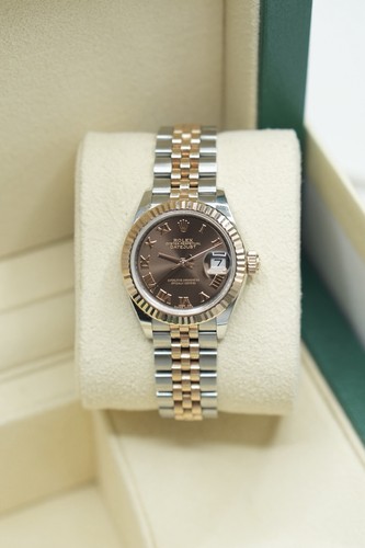 Rolex ladies steel rose - steel, gold